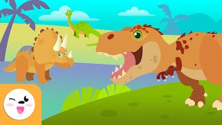 DINOSAURIOS para niños 🦖 Carnívoros herbívoros y curiosos 🦕 Recopilación [upl. by Inoue]