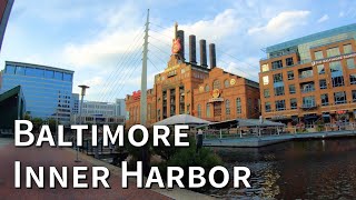 Baltimore Inner Harbor Walking Tour [upl. by Shushan]