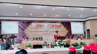 Valedictorian Speech Senior High School SIA Batch Bannuar 2024 [upl. by Shipley894]