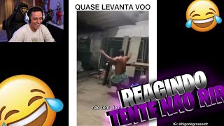 REACT LOUD CORINGA REAGINDO A TENTE NÃO RIR [upl. by Bunni]