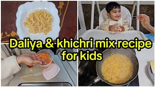 Healthy and weight gain recipe for babies and toddlers  khichdi recipe  daliya recipe for baby [upl. by Gilligan]