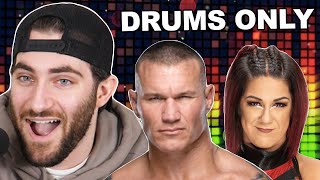 Guess the WWE Wrestler by the Theme Song DRUMS ONLY [upl. by Kursh903]