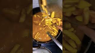 कच्चे केले की सब्जी sabjirecipe bhojpuri song dance cooking 🤔🤔🤔😋 [upl. by Hindorff]