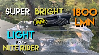 SUPER BRIGHT NEW LIGHT NiteRider Lumina Dual 1800 [upl. by Hebe675]