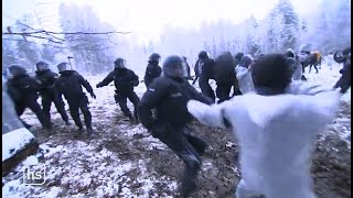 „Ende Gelände“ im Dannenröder Forst  hessenschau [upl. by Giddings]