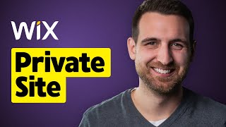 How to Keep Site Private on Wix [upl. by Bondie813]