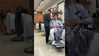 Worst barber ever  😂😂 lecoupeurbarbershop [upl. by Neelrahs]