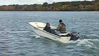 Craigs 13 Whaler amp New 20HP Yamaha 4 stroke Breakin2 [upl. by Naot]