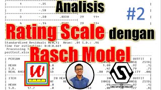 Analisis Rating Scale Rasch Model dengan Winstep Part 2 [upl. by Ortensia]