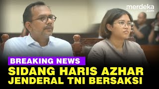 🔴 LIVE NOW  Panas Sidang Haris Azhar Periksa Saksi Ahli Jenderal TNI Luhut Diduga Ancaman Negara [upl. by Ahel371]