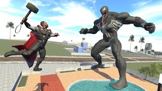 Franklin Become Thor to Kill Venom in Indian Bike Driving 3D [upl. by Rodl]