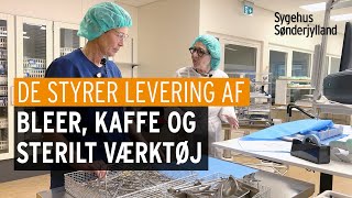 Bleer kaffe og sterilt værktøj  Kom med på sygehusets sterilcentral og lager  Sygehuset Indefra [upl. by Ninehc318]