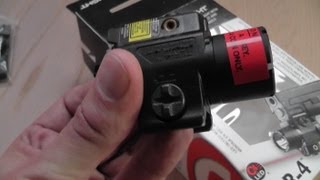 Streamlight TLR4 laser and flashlight combo unboxing  test [upl. by Geminius]