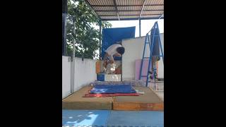 Penuh semangat dan totalitas tidak setengah2😁 workout tricking freestyle salto motivation [upl. by Dan]