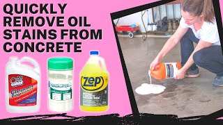 Best Oil Stain Remover For ConcreteTruly CostEfficient Floor Cleaner [upl. by Fuller736]