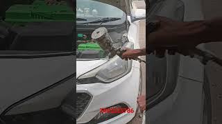 fore wheeler ki headlight cleaning [upl. by Aynuat]