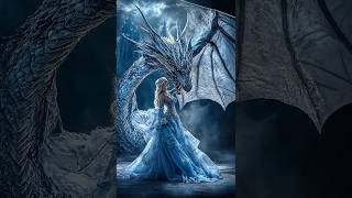 The woman performs a fusion with the doragon on AGT americagottalent magic ai [upl. by Imeaj]