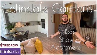 What 500k Gets You At Colindale Gardens London 2 Bed REDROW Luxury Apartment Tour New Build UK [upl. by Ahaelam]