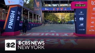 Runners ready to hit the pavement for 2024 NYC Marathon [upl. by Adnouqal]