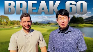 Can Tooms Golf BREAK 60 with Sam Heung Min [upl. by Aholah203]