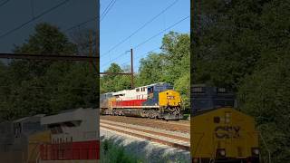 CSX M301 with 1852 Western Maryland leading [upl. by Civ]