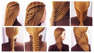 Transform Your Hair With Braids 😍 Stylish and Simple hairstyles for everyday 😍 Coiffures Simples [upl. by Kelwin]