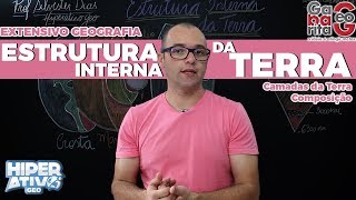 Geografia pro Enem  Estrutura Interna da Terra camadas Geologia [upl. by Nylkaj]