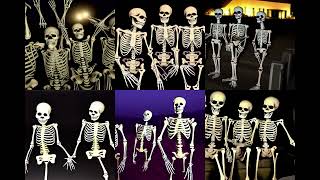 The night that the skeletons came to life but its AI generated [upl. by Philana]