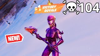 104 Elimination AGONY Solo Vs Squads quotZero Buildquot Gameplay WINS Fortnite Chapter 5 Season4 [upl. by Kcyrred48]