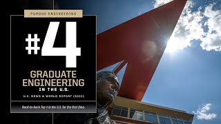 Purdue Engineering Graduate Program ranked No 4 [upl. by Ahsuatal]