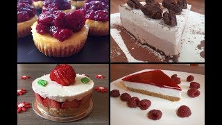 4 Amazing Cheesecakes 4 čizkejk recepta [upl. by Sil336]