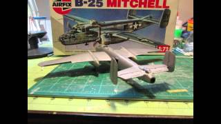 Airfix 172 B25 Mitchell Build In HD [upl. by Francesco]