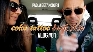 🌺VLOG 01  TATUAJE COLOR EN PIEL MORENA 👩🏽 TERMINADO ✌🏽 [upl. by Haerb420]