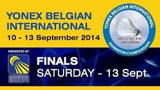 Finals  WD  EMuskens  SPiek vs SBarning  ITabeling  2014 Yonex Belgian International [upl. by Akienat]