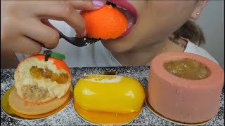 NE ASMR BITES ONLY MOUSSE CAKES ASMR [upl. by Enegue]