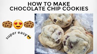 How to make Chocolate Chip Cookies using the Toll House Recipe [upl. by Seyler311]