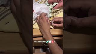 Lab 🧪 technician lab 🧪🥼🧫bloodtest shortvideo [upl. by Anum18]