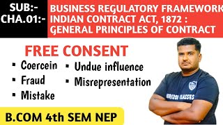 FREE CONCENT FULL CONCEPT FOR BCOM 4th SEM NEP SYLLABUS  BUSINESS REGULATORY FRAMEWORK [upl. by Vasquez]