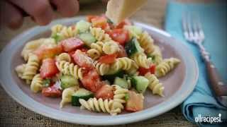 How to Make Pasta Salad  Pasta Salad Recipes  Allrecipescom [upl. by Amii]