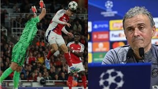 Première mitemps cauchemardesque  LE PSG humilié par Arsenal [upl. by Eugenie]