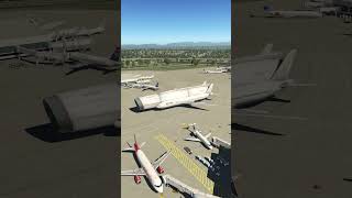 Extra large air intake simulated flight [upl. by Yrem]