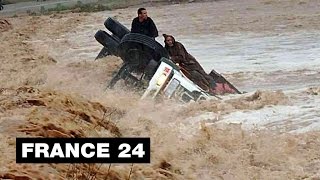 Inondations au MAROC  au moins 28 morts dans des précipitations dintensité quotexceptionnellequot [upl. by Torruella335]