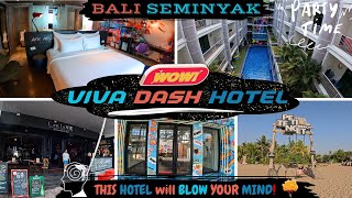 Bali Seminyak Hotels Viva Dash hotel Hotel Seminyak Bali [upl. by Ardnuasal161]