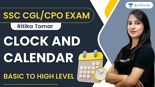 Clock and Calendar  Basic To High Level  Reasoning  SSC CGLCPO Exam  Ritika Tomar  Wifistudy [upl. by Lenor760]