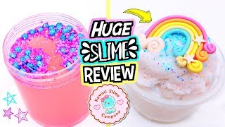 100 HONEST Slime Review Buying The CUTEST Slimes I Could Find [upl. by Stead473]