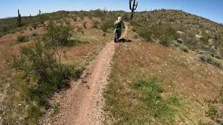 Dirt bike Single track Saturday following my wife on her KLX230r [upl. by Enyahc]