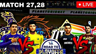 SAIPL MATCH NO 28 CSK VS KKR REAL CRICKET 24 QUICK MATCH IPL MATCH LIVE STREAMING 💥 [upl. by Flanagan]