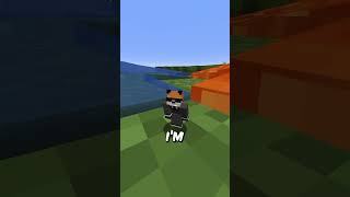 Surviving Between Water and Lava Pixels in Minecraft shorts minecraft [upl. by Spanos105]