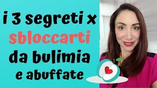 Minicorso guarire dalla bulimia e binge eating [upl. by Notgnilra]