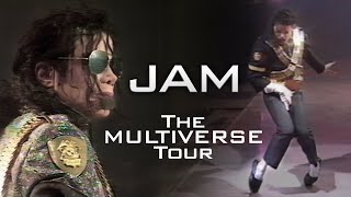 Michael Jackson  Jam LIVE MIX The Multiverse Tour 4K [upl. by Elleunamme]